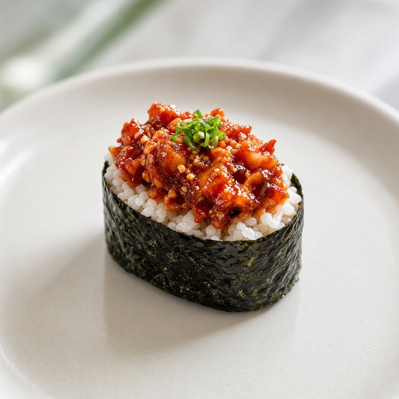 Spicy Octopus Gunkan