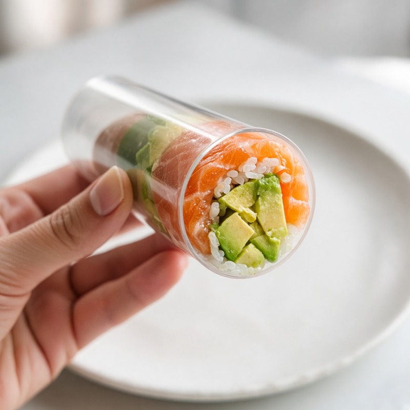 Salmon Avocado Push Pop